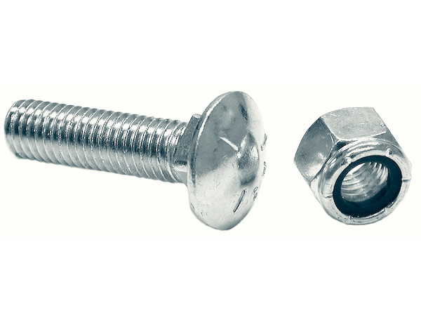 SAM Bulk Cutting Edge 5/8 x 2-1/2 Inch Carriage Bolt And Locknut - Set Of 12