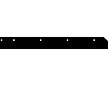 SAM Cutting Edge Half V-Plow 1/2 x 6 x 43-7/8 Inch-Replaces Boss #BAX00097