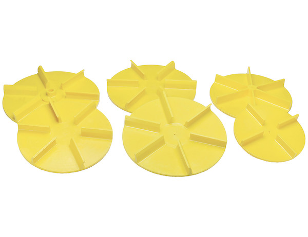 SAM Universal Yellow Poly Replacement Spinner 18 Inch Diameter CounterClockwise