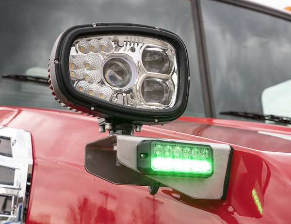 Stainless Steel Truck Hood Light Brackets For Use With Single Stud Plow Lights