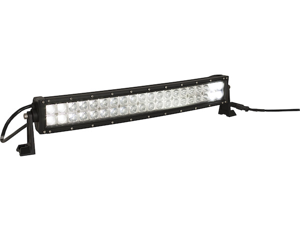 22.5 Inch 10,800 Lumen LED Clear Curved Combination Spot-Flood Light Bar