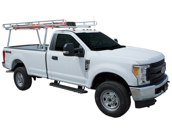 Clear Anodized Aluminum Truck Ladder Rack