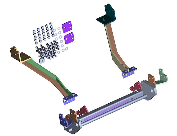 SnowDogg EX/VXF/CM Mount for GM 4500/5500, 2WD 2019+ Low; International CV (2019+)