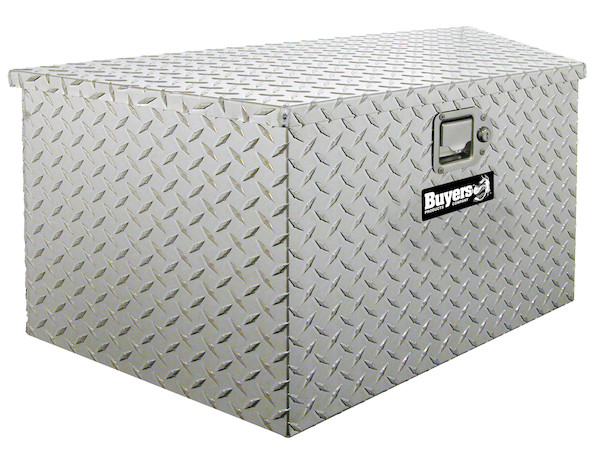 18.5x15x49/37 Inch Diamond Tread Aluminum Trailer Tongue Truck Box
