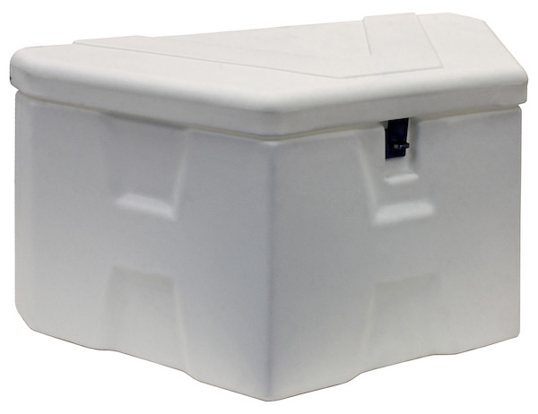 18x19x36/18 Inch White Poly Trailer Tongue Truck Box