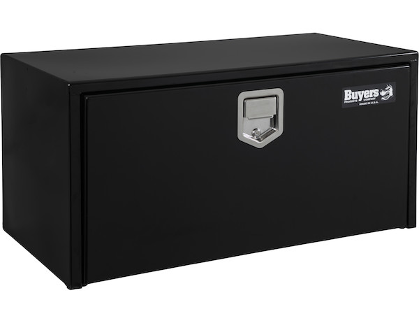 18x18x36 Inch Black Steel Underbody Truck Box With Paddle Latch