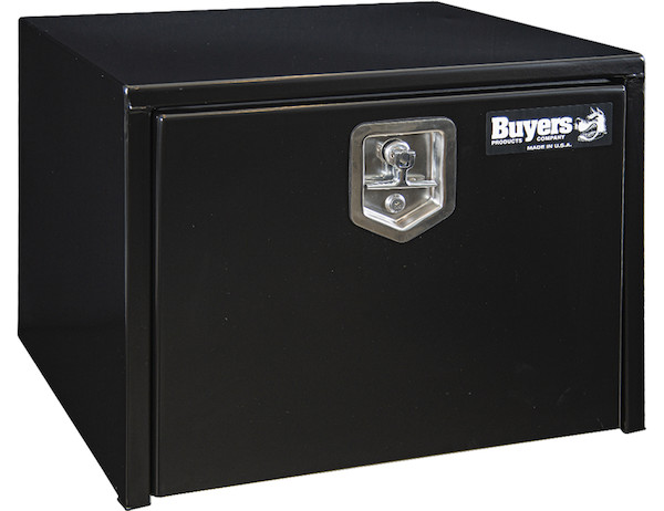 18x24x48 Inch Black Steel Underbody Truck Box