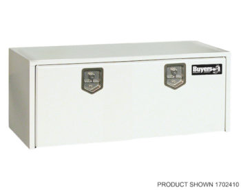 18x24x48 Inch White Steel Underbody Truck Box
