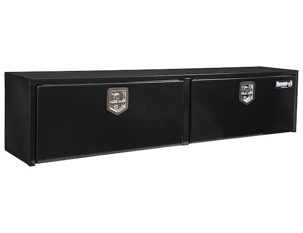 18x16x96 Inch Black Steel Topsider Truck Box