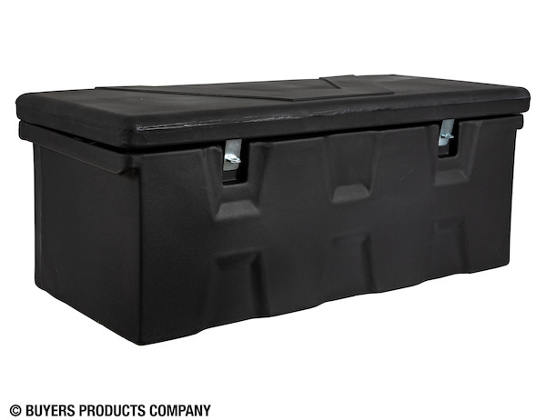 23Hx25Dx77W Inch Black Poly Multipurpose Chest