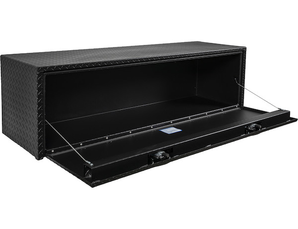 18x18x60 Inch Textured Matte Black Diamond Tread Aluminum Underbody Truck Box