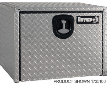 24x24x60 Inch Diamond Tread Aluminum Underbody Truck Box with 3-Pt. Latch