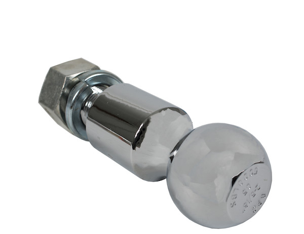 2-5/16 Inch Bulk Chrome Hitch Balls With 1-1/4 Shank x 2-1/2 Long + 2 Inch Riser