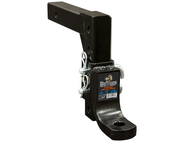 4-Position 2 Inch Solid Shank Adjustable Ball Mount