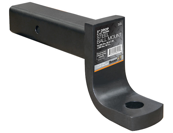 2-1/2 Inch Ball Mount With 7-3/4 Inch Drop