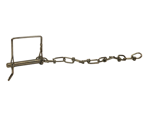 3/8 Inch Safety Pin with 8 Inch Chain