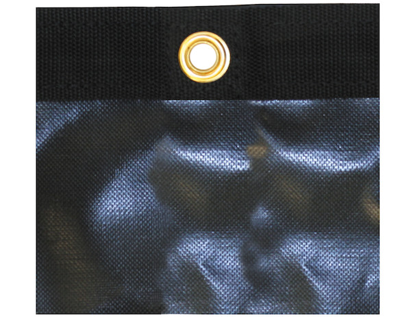 Heavy Duty Black Solid Tarp 7 x 21 Foot