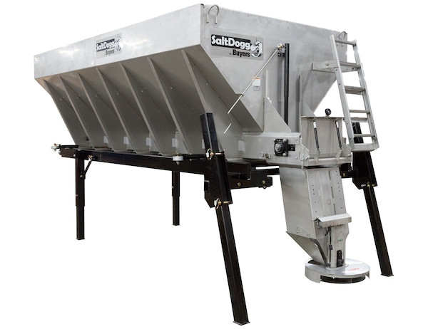 SaltDoggBlack Powder-Coated Spreader Stand - 14 To 15 Foot