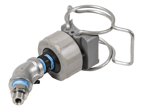Angled Quick Connect Spray Nozzle for Three Lane Stainless Steel Spray Bars