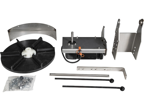 Replacement Spinner Assembly Kit for SaltDogg Electric Under Tailgate Spreaders - Includes Spinner, Motor, Hardware