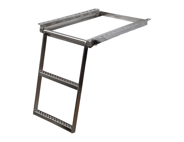 2-Rung Stainless Steel Retractable Truck Step
