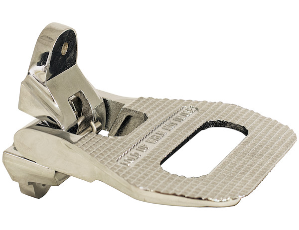 Safety Folding Foot/Grab Step - Zinc Finish