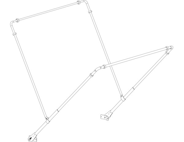 Aluminum Tarp Tension Bow