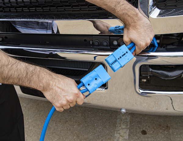 32.5 Foot Long Booster Cables with Black Quick Connect - 1000 Amp