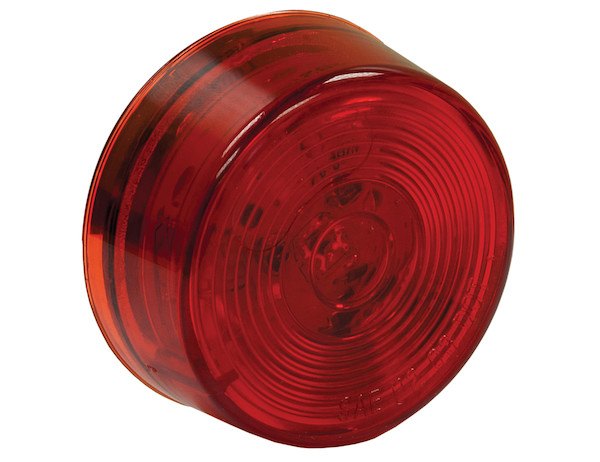 2 Inch Amber Round Marker/Clearance Light With 1 LED