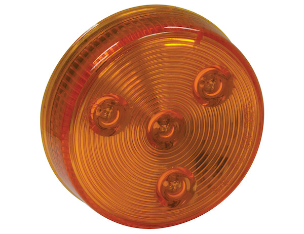 Bulk 2.5 Inch Red Round Marker/Clearance Light With 4 LED