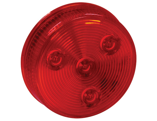 Bulk 2.5 Inch Red Round Marker/Clearance Light With 4 LED