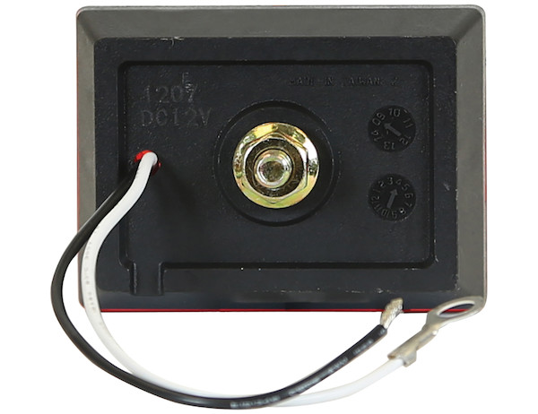 2.875 Inch Amber Rectangular Marker/Clearance Light With Reflex With 6 LED