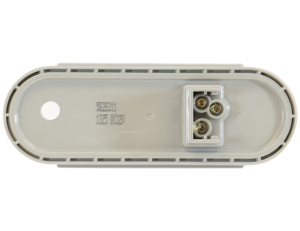 6 Inch Clear Oval Backup Light Kit with 10 LEDs (PL-2 Connection, Includes Grommet and Plug)