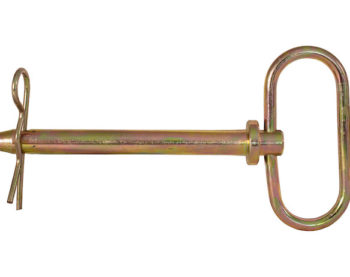 Yellow Zinc Plated Hitch Pins - 5/8 Diameter x 6-1/4 Inch Usable Length