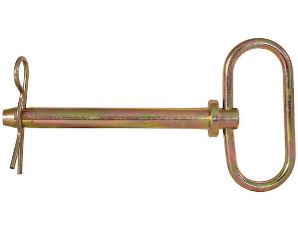 Yellow Zinc Plated Hitch Pins - 1/2 Diameter x 4-1/4 Inch Usable Length
