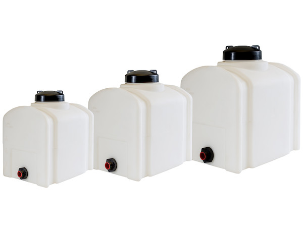 8 Gallon Domed Storage Tank - 16x12x15 Inch