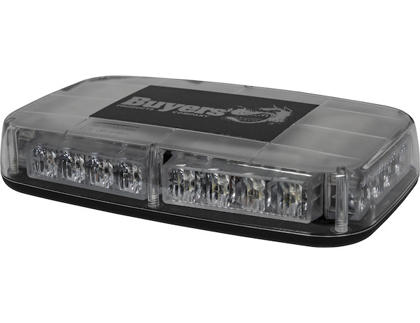 Amber/Clear 11 Inch Rectangular Multi-Mount LED Mini Light Bar
