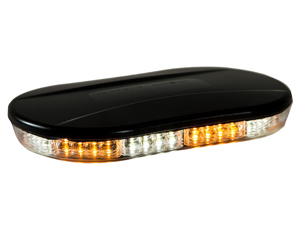 Class 1 Low Profile Oval Mini Light Bar - Amber/Clear