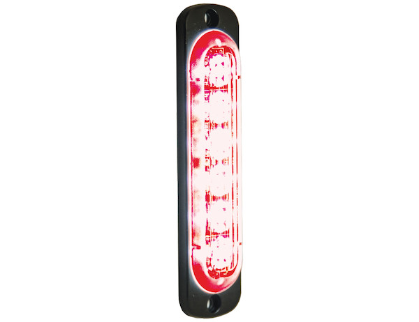 Thin 4.5 Inch Red Vertical LED Strobe Light
