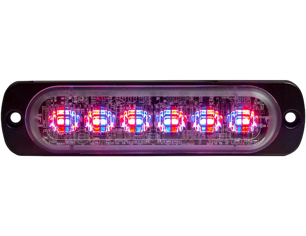 Amber/GreenDual Color Thin 4.5 Inch Wide LED Strobe Light