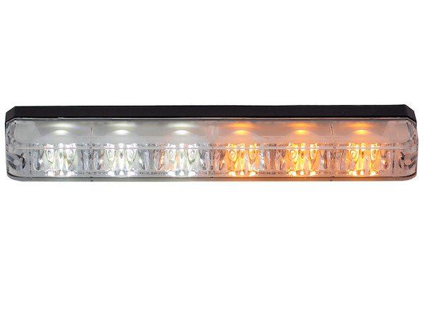 Ultra Bright Narrow Profile Green/Amber LED Strobe Light