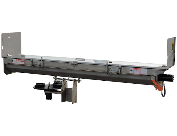SaltDogg Under Tailgate Spreader with Extended Sides - Driver Side Discharge, Hard Faced Auger