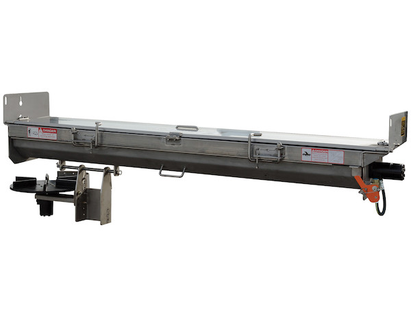 SaltDogg Under Tailgate Spreader Drivers Discharge-8 Inch Sides-Stainless Steel