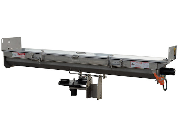 SaltDogg Under Tailgate Spreader Center Discharge-8 Inch Sides-Stainless Steel