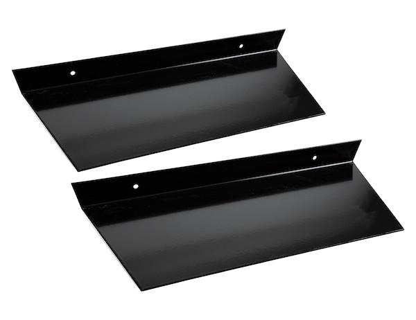 Replacement Black Powder Coat Under Tailgate Spill Shield Pair