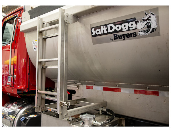 Stainless Steel Folding Ladder for SaltDogg MDS Dump Body/Spreader