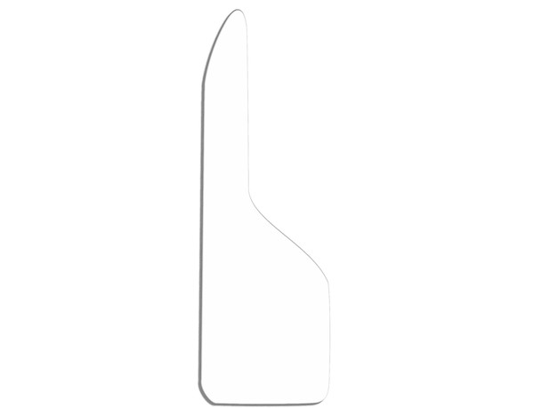 Thermo Flex Fender Guard White Mudflaps 12x37 Inch