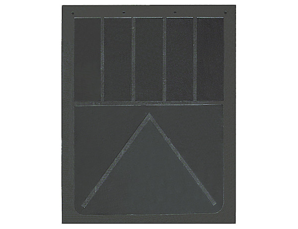 Heavy Anti-Spray Black Rubber Mudflaps 24x36 Inch