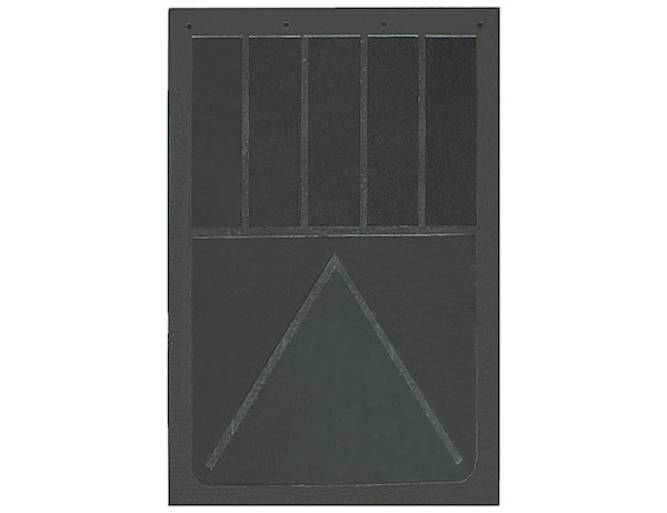 Heavy Anti-Spray Black Rubber Mudflaps 24x36 Inch