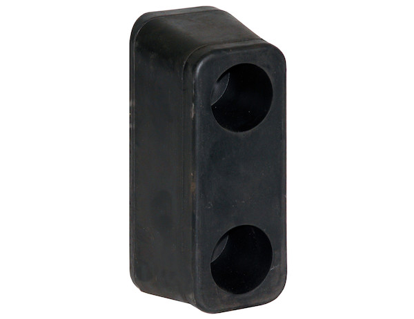 Molded Rubber Bumper - 2-9/16 x 3 x 6 Inch Tall - Set of 2